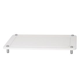 Stone Dish Drying Mats Home Dish Quick Drying Stone Pad Diatomaceous Earth Draining Mat with Anti-Slip Stainless Steel Feet (Option: White)